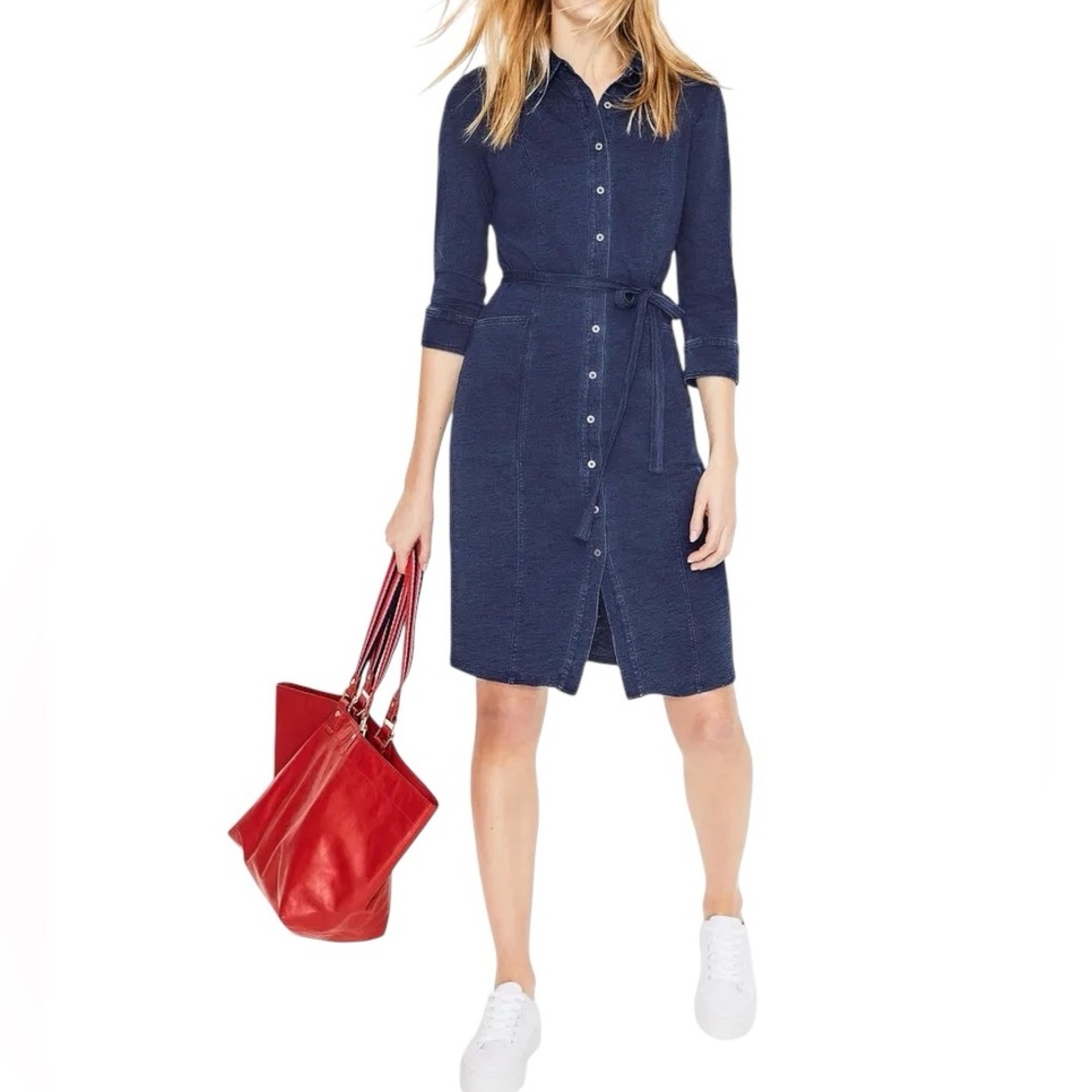 Boden Tara Jersey Shirt dress